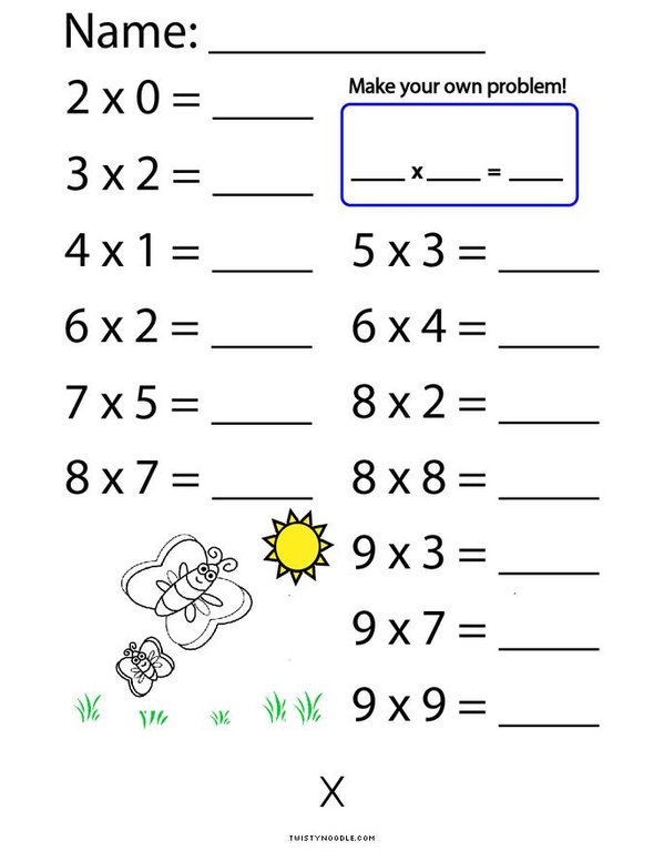 katies math Mini Book - Sheet 4