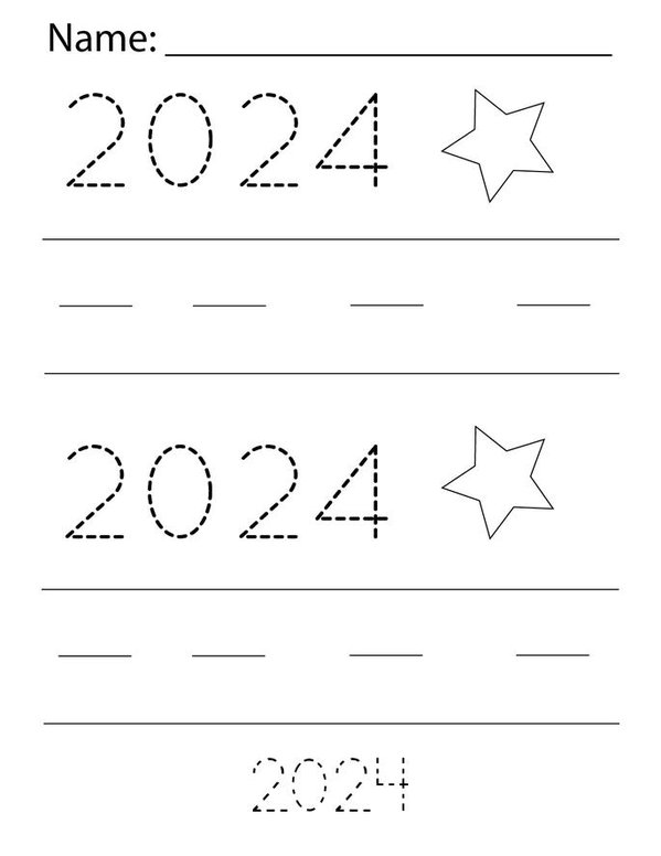 Happy New Year 2024 Mini Book - Sheet 3