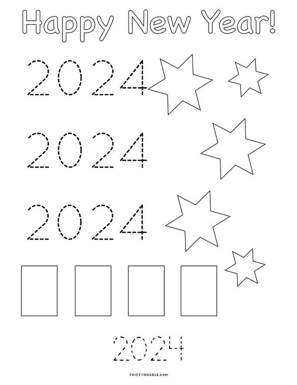 Happy New Year 2024 Mini Book - Sheet 4