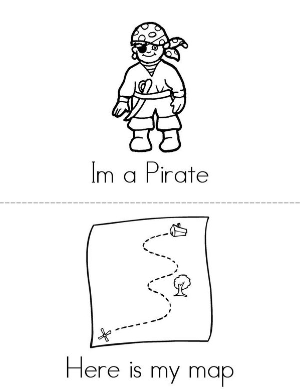 Studio 3 Pirate Mini Book - Sheet 1