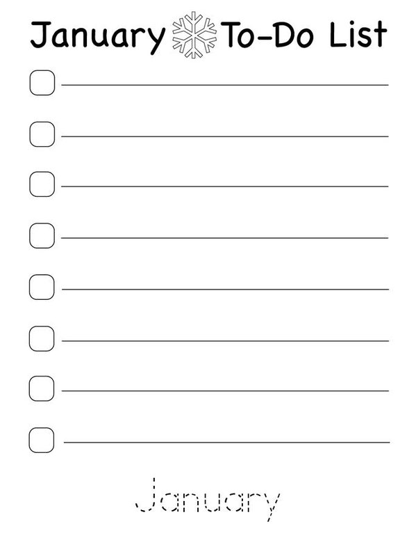 My 2025 List Mini Book - Sheet 1