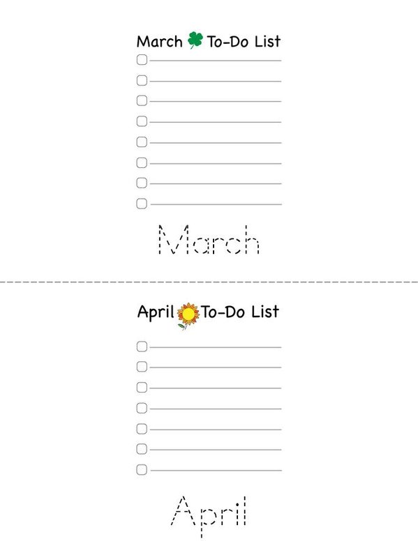 My 2025 List Mini Book - Sheet 2