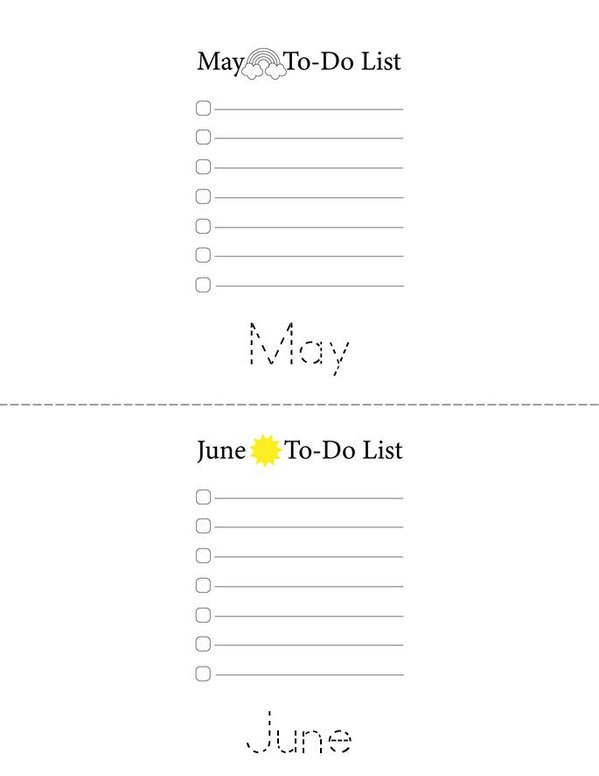 My 2025 List Mini Book - Sheet 3