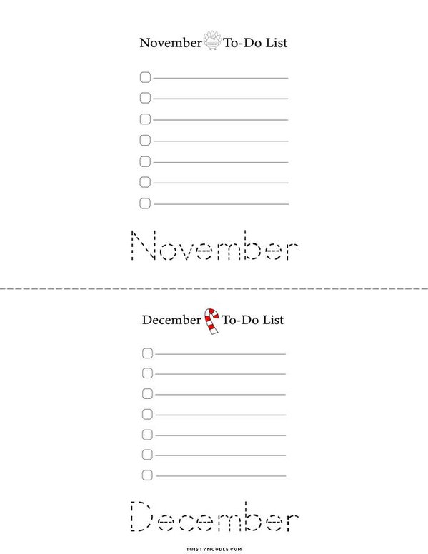 My 2026 List Mini Book - Sheet 6