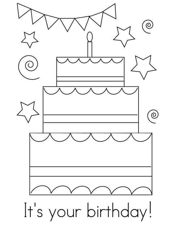 Happy 1st Birthday Mini Book - Sheet 2