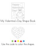 Valentine's Day Shape Book