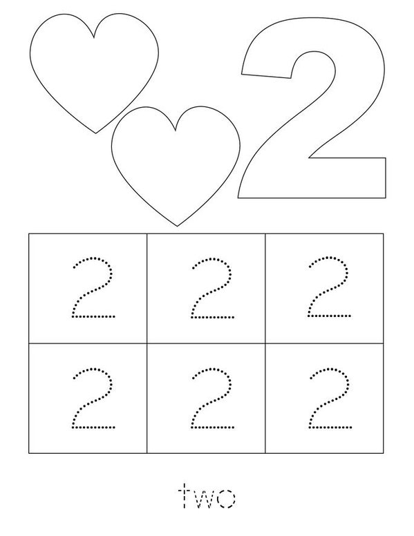 Heart Counting Mini Book - Sheet 3