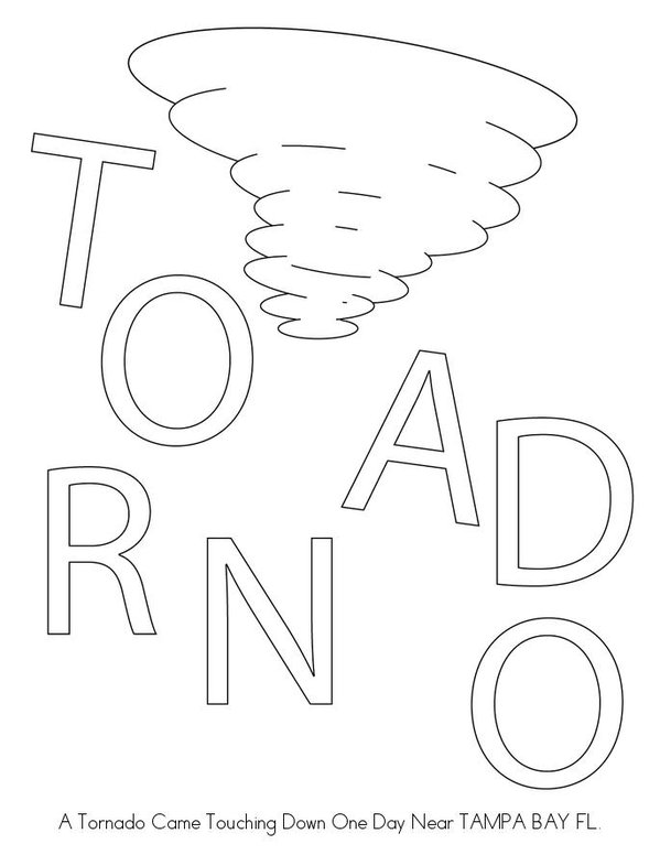 The Tornado! Mini Book - Sheet 1