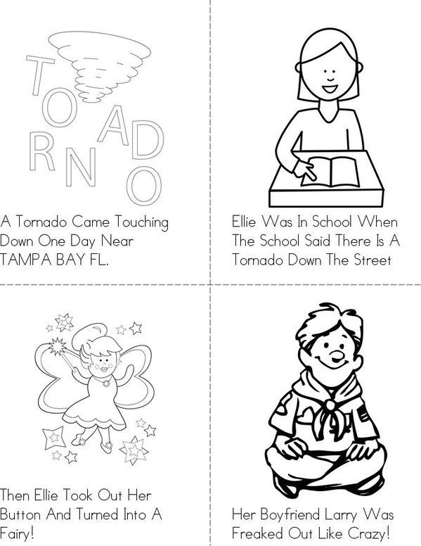 The Tornado! Mini Book - Sheet 1