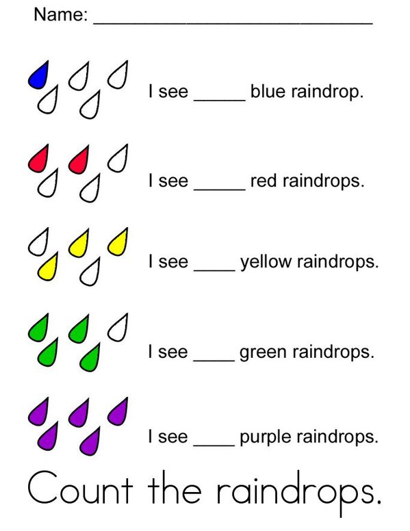 Weather Activity Mini Book - Sheet 3