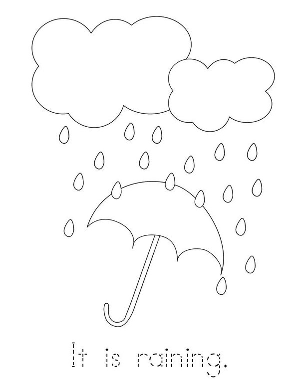 Rain Mini Book - Sheet 3
