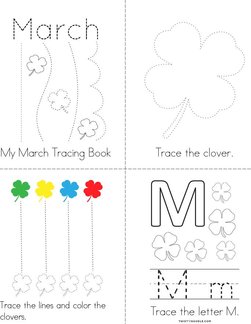 March Tracing Book