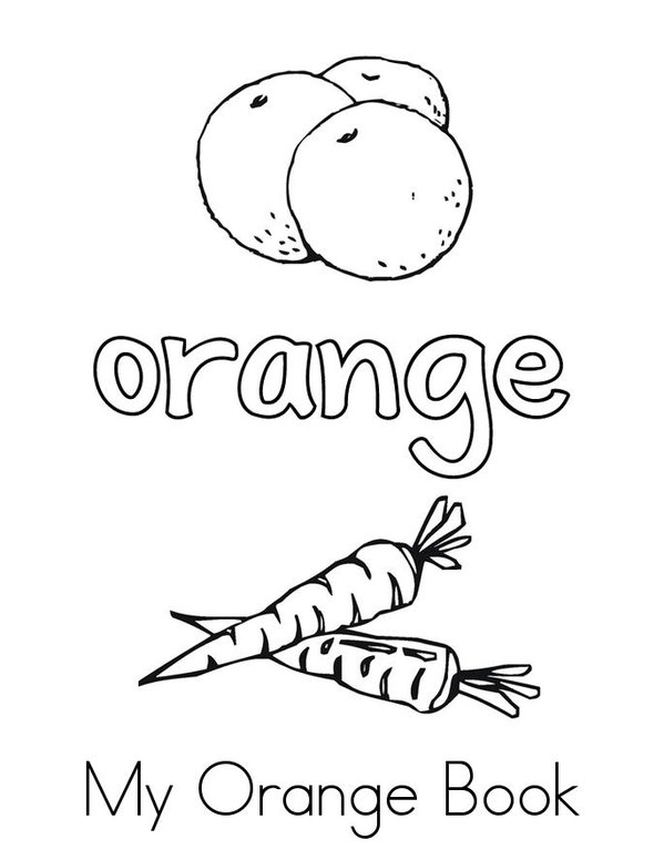 Orange Mini Book - Sheet 1