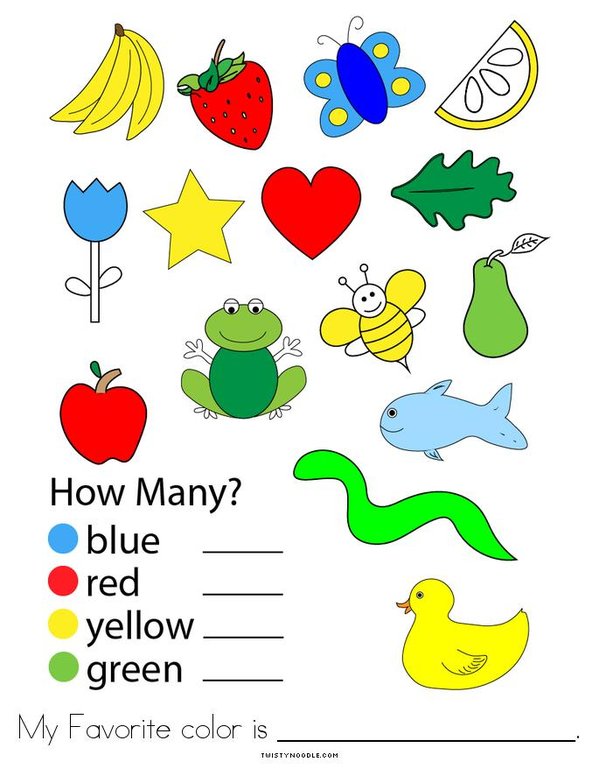 Classify and Count the Objects Mini Book - Sheet 4