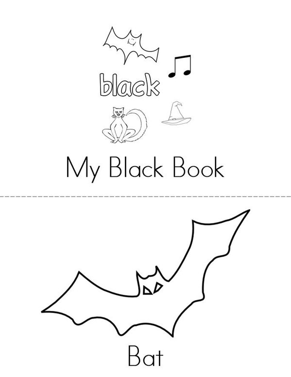 Black Book Mini Book - Sheet 1