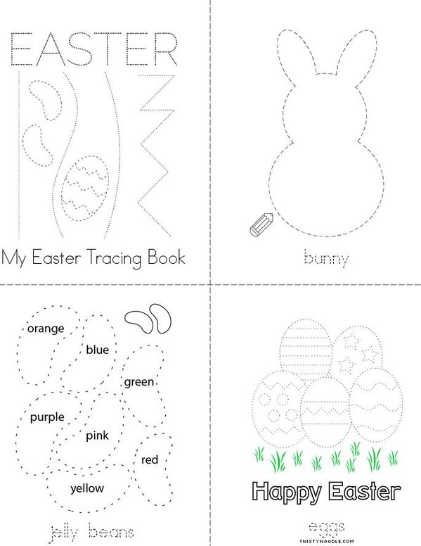 Easter Tracing Mini Book