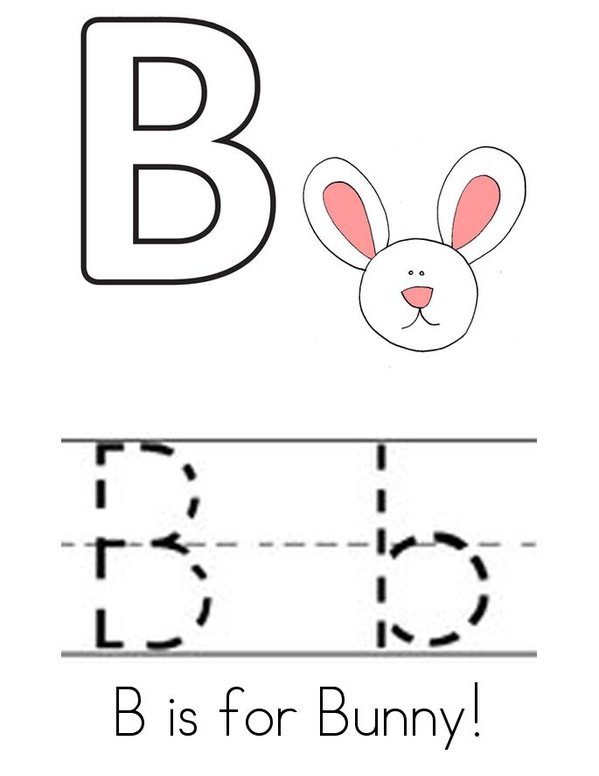 Bunny Activity Mini Book - Sheet 2