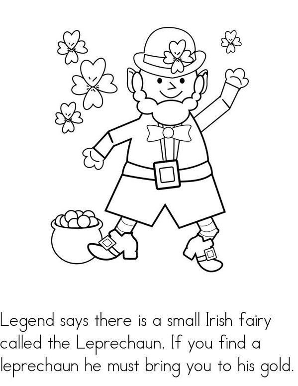 St. Patrick's Day Mini Book - Sheet 5