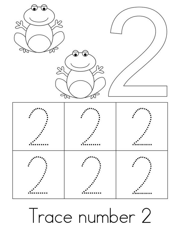 Number 2 Mini Book - Sheet 3