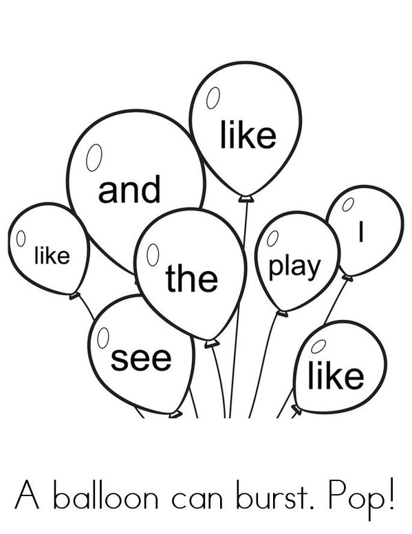 My Little -ur Book Mini Book - Sheet 6