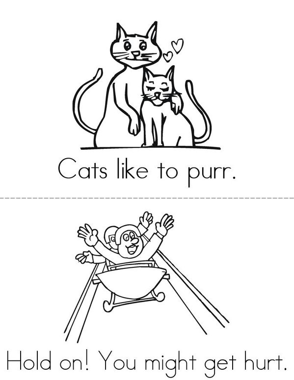 My Little -ur Book Mini Book - Sheet 2