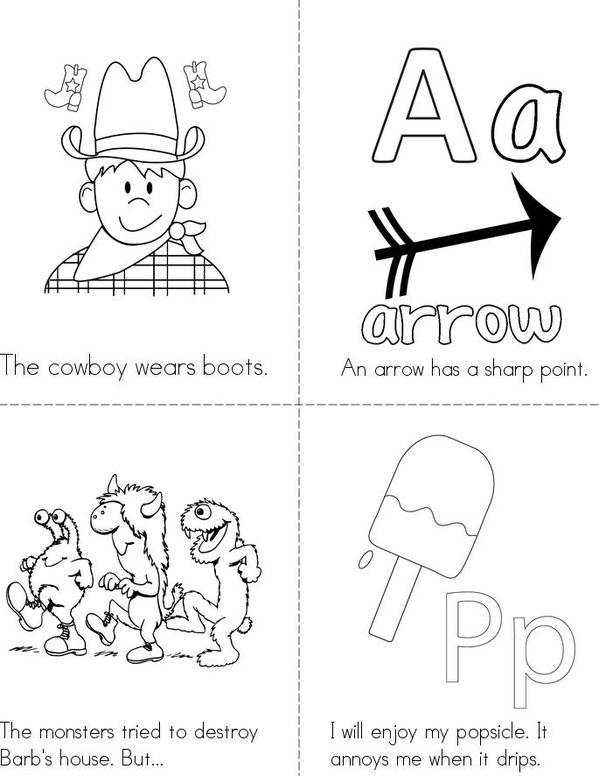 Letters oi/oy Dipthong Book Mini Book - Sheet 1