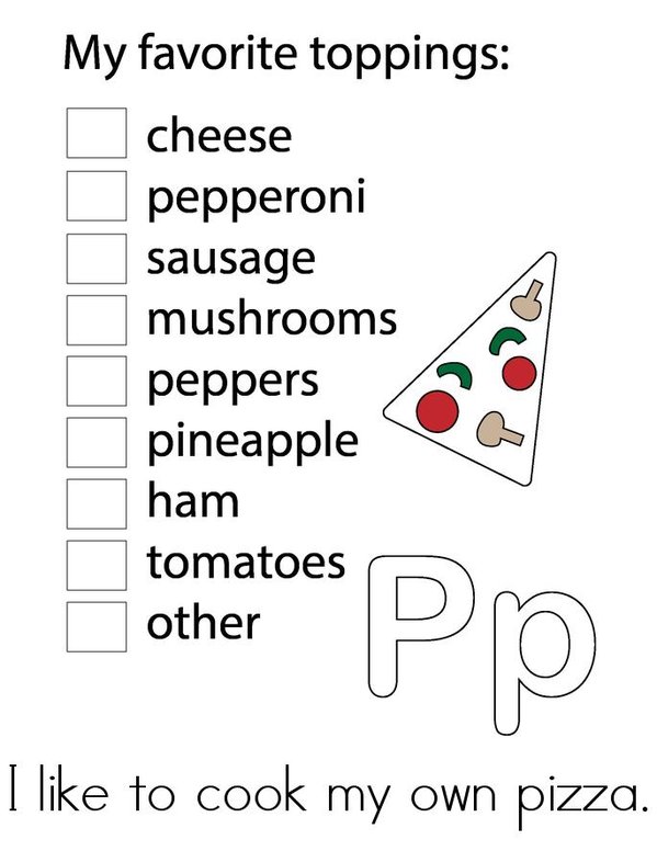 Letters oo Dipthong Book Mini Book - Sheet 1