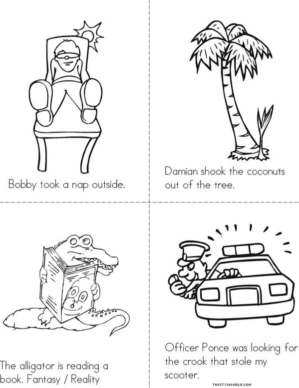 Letters oo Dipthong Book Mini Book - Sheet 2