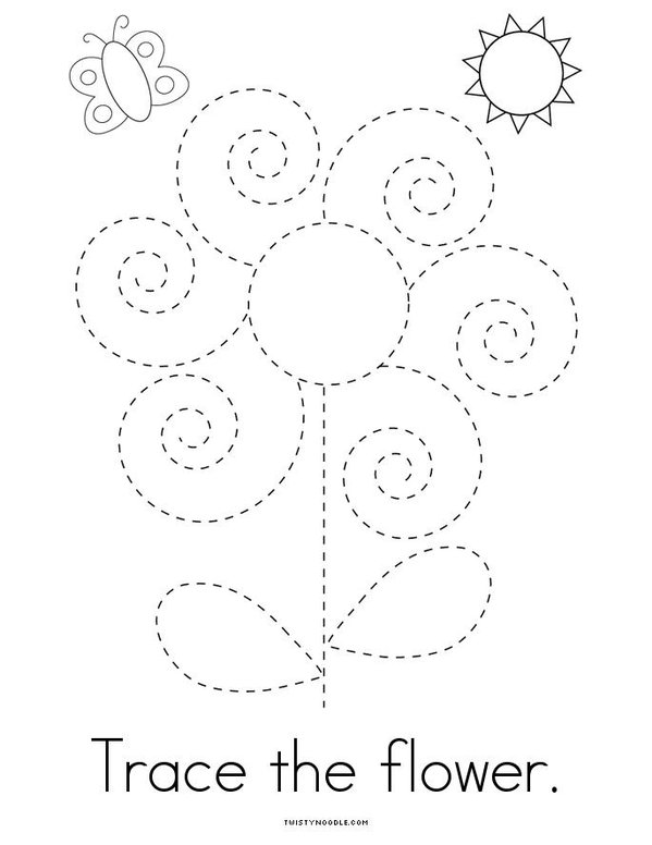 June Tracing Book Mini Book - Sheet 4