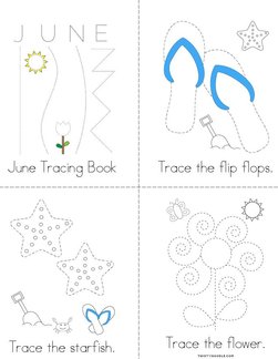 June Tracing Book