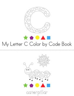 Letter C Color by Code Book