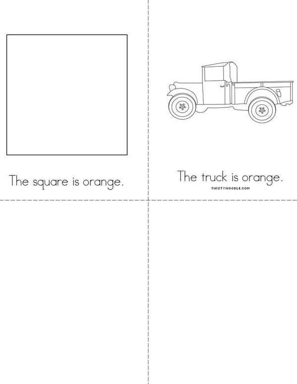 Orange Mini Book - Sheet 2