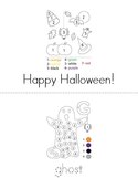 Halloween Color by Number Book