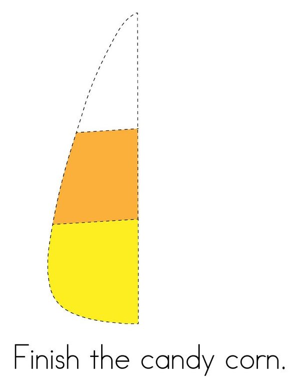 Candy Corn Activity Mini Book - Sheet 2