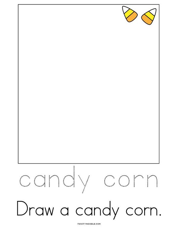 Candy Corn Activity Mini Book - Sheet 6