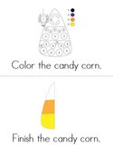 Candy Corn Activity Book
