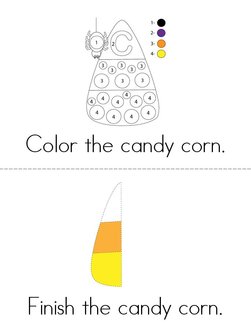 Candy Corn Activity Book