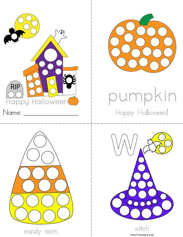 Halloween Do-A-Dot Mini Book