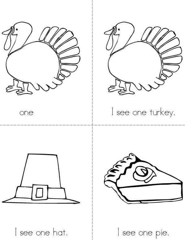 one Mini Book - Sheet 1