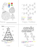Christmas Color by Number Book