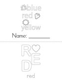 Color the Primary Colors Book
