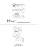 Color the Secondary Colors Book