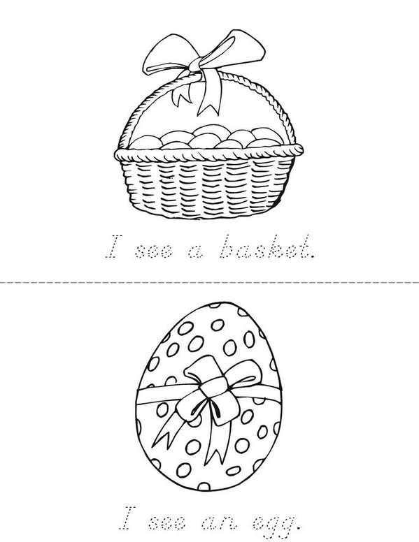 Easter Mini Book - Sheet 1