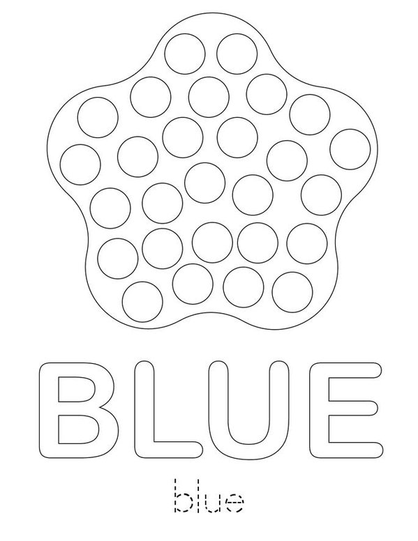 Color the Dots Mini Book - Sheet 2