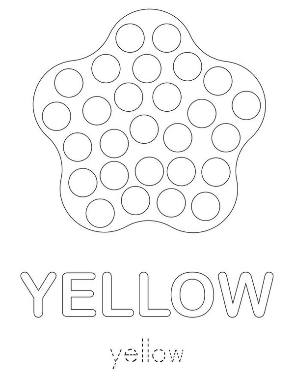 Color the Dots Mini Book - Sheet 3