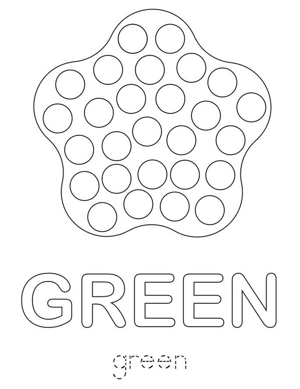 Color the Dots Mini Book - Sheet 5