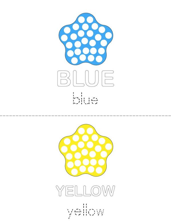 Dot Painting Mini Book - Sheet 1