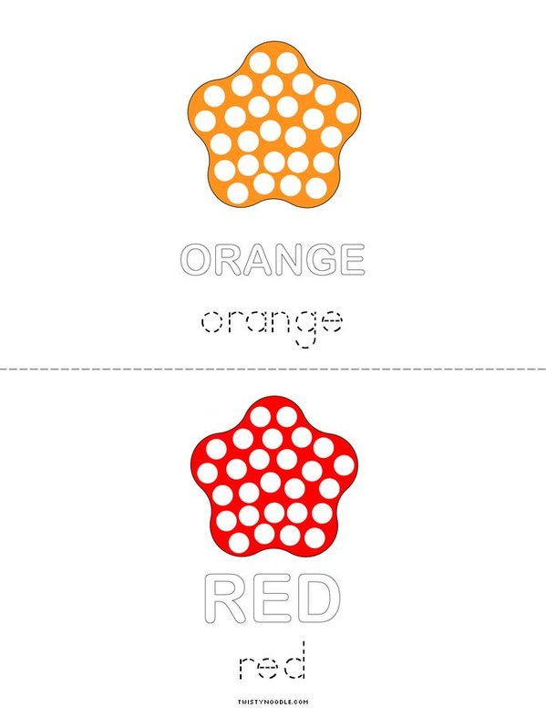 Dot Painting Mini Book - Sheet 3