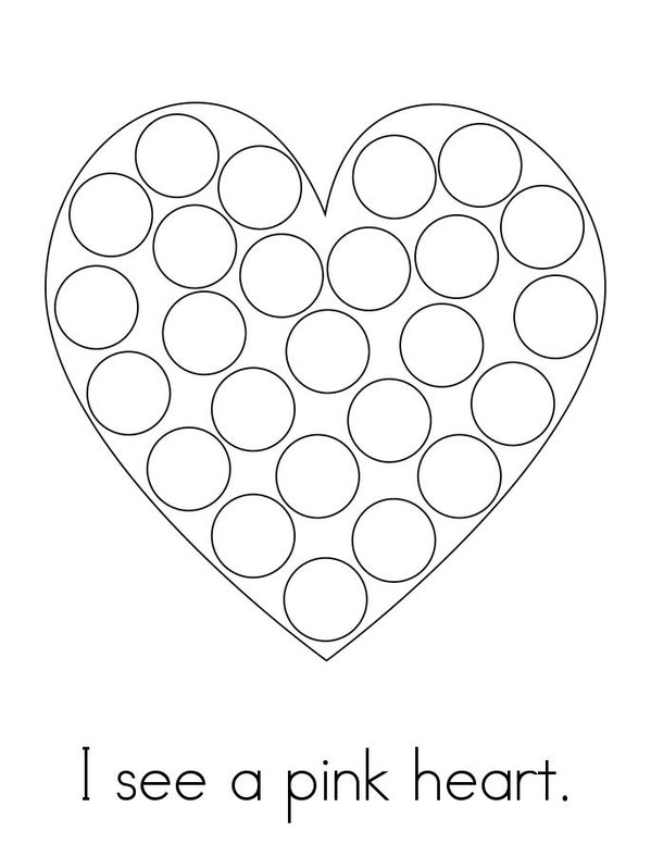 Pink Dot Painting Mini Book - Sheet 2