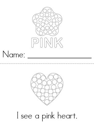Pink Dot Painting Book